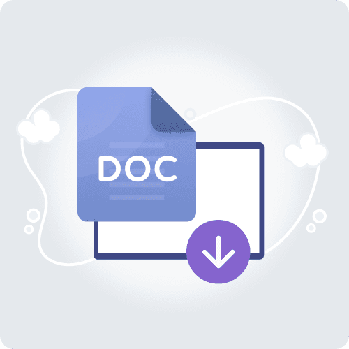Benefit from easy editing in Word format